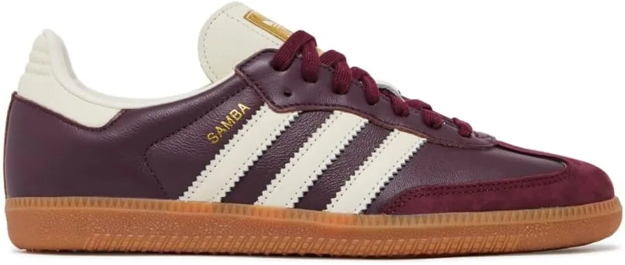 Adidas Samba OG Womens (Maroon Gum, 5)