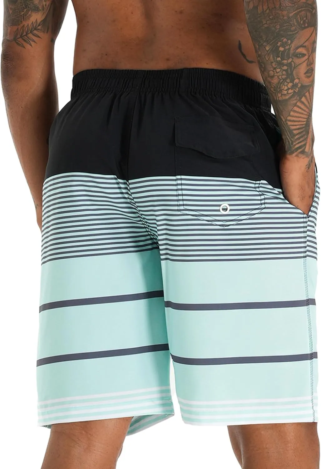 APTRO Men's Swim Trunks 9" Quick Dry Bathing Suit Big & Tall Beach Swimsuits