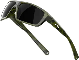 ATTCL Polarized Wrap Sunglasses For Men - Fishing Sports Glasses UV Protection