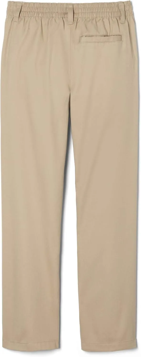 French Toast Boys' Pull-on Relaxed Fit School Uniform Pant (Standard & Husky)