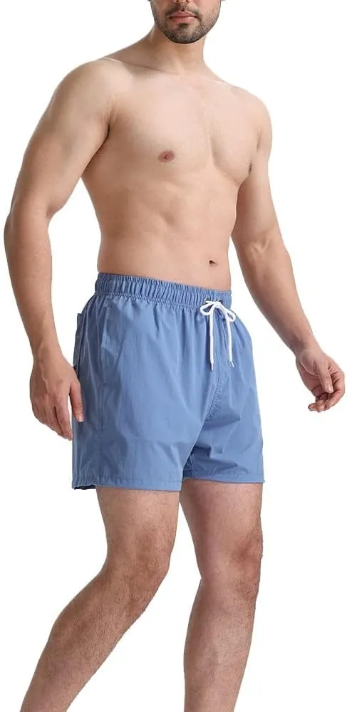 JIHUILAI Mens Swim Trunks Quick Dry Swim Shorts with Mesh Lining Beach Shorts Bathing Suits