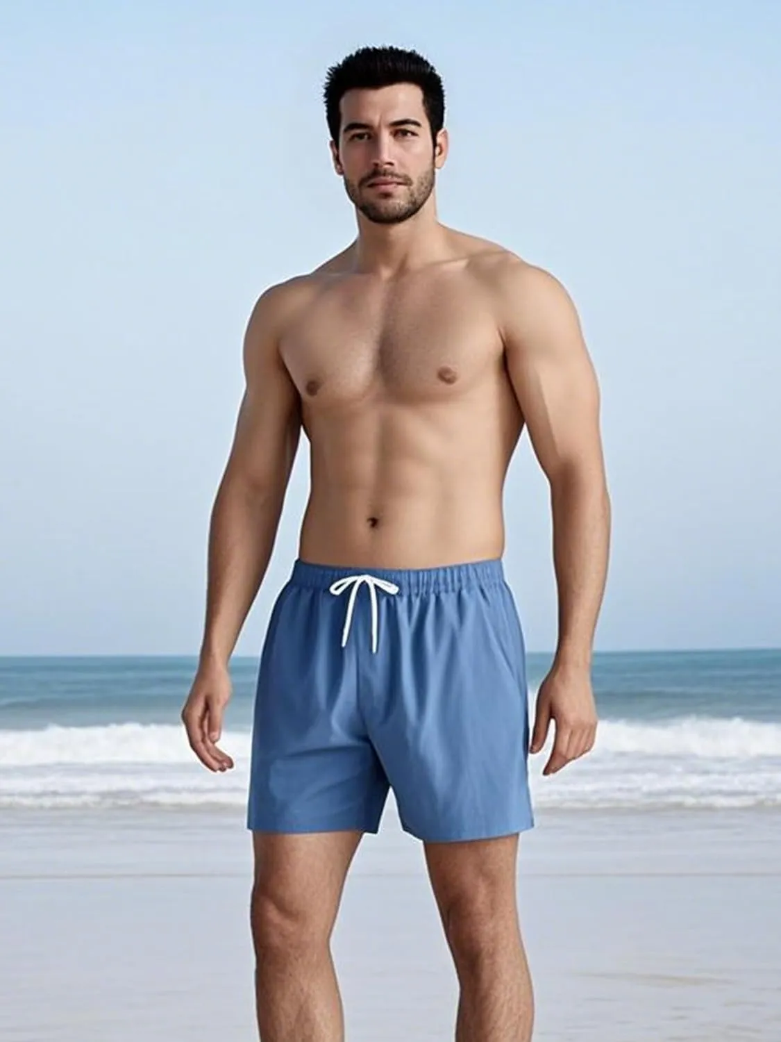 JIHUILAI Mens Swim Trunks Quick Dry Swim Shorts with Mesh Lining Beach Shorts Bathing Suits