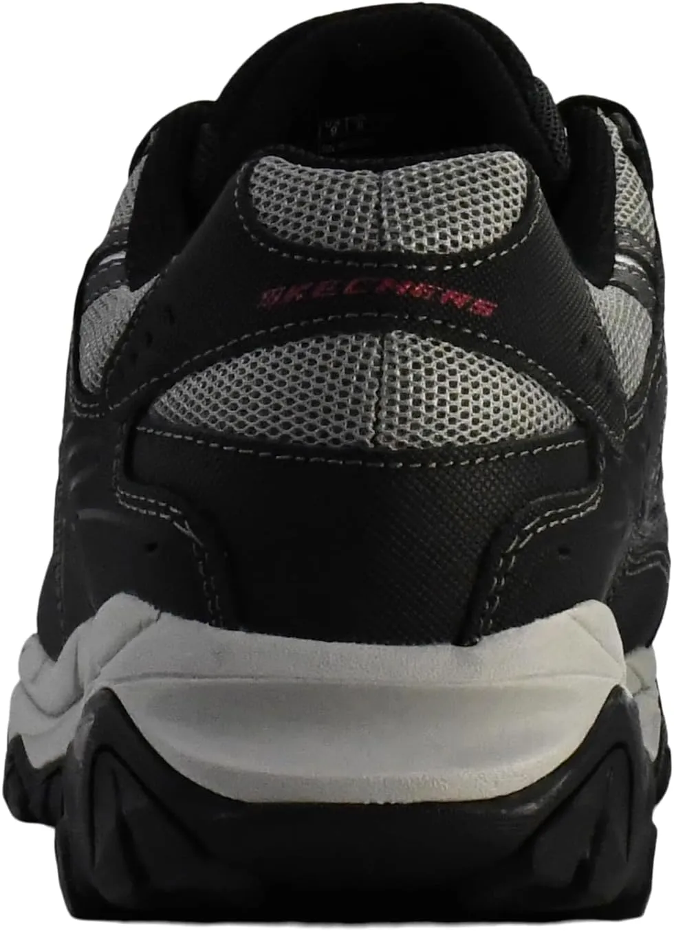 Skechers Men's Afterburn M. Fit Fashion Sneakers ?C Leather Upper, Memory Foam Insole, Rubber Outsole