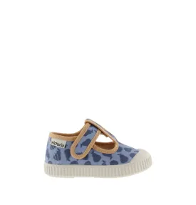 T-Straps Canvas Shoe, Azul/Blue